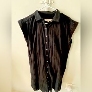 Loft button down tshirt dress